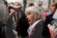 Mobilization Of Retirees, Workers And Social Organizations In Front Of The National Congress Of The Republic Of Argentina
