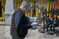 Foot Washing During The Holy Week In Tijuana, Mexico