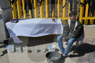 Foot Washing During The Holy Week In Tijuana, Mexico