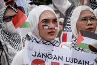 Pro-Palestinian Protest In South Tangerang, Indonesia