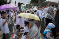 Pro-Palestinian Protest In South Tangerang, Indonesia