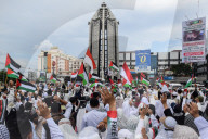 Pro-Palestinian Protest In South Tangerang, Indonesia