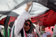 Pro-Palestinian Protest In South Tangerang, Indonesia