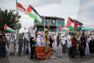 Pro-Palestinian Protest In South Tangerang, Indonesia