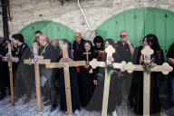 Good Friday Procession In Jerusalem