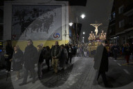 Holy Thursday Santísimo Cristo De Los Remedios Procession In San Sebastián De Los Reyes.
