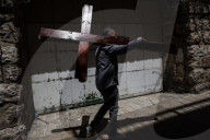 Good Friday Procession In Jerusalem