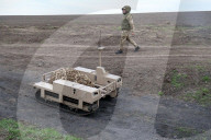 Ukraine Army trains operators of ground robotic systems