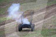 Ukraine Army trains operators of ground robotic systems
