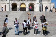 Good Friday At The Sacré Coeur In Montmartre.