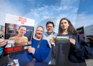 Borehamwood weekly vigil to remember Israeli hostages still in captivity and those murdered on 7th October 2023. Borehamwood, Hertfordshire, Great Britain 
18th April 2025