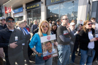 Borehamwood weekly vigil to remember Israeli hostages still in captivity and those murdered on 7th October 2023. Borehamwood, Hertfordshire, Great Britain 
18th April 2025