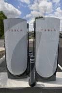 Tesla Electric Car Charging Point