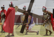 Prisoners In Mexico City Perform The Passion Of Christ Inside The North Men's Social Rehabilitation Center
