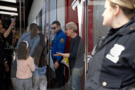 Protest Against Billionaire Elon Musk At Manhattan Tesla Showroom 