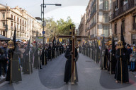 Holy Week: Good Friday Procession In Barcelona.