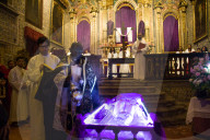 Celebrations Of Easter At São Pedro Church, In Peniche, Portugal.