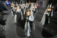 Good Friday Silence Procession In Toluca