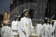 Good Friday Silence Procession In Toluca