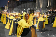 Good Friday Silence Procession In Toluca