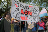 Transgender protest in London