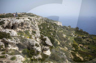 Springtime scenes along the Dingli Cliffs, Maltaís highest point