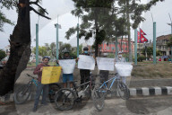 Demonstration Demanding Cycle Culture To Preserve Nature In Nepal
