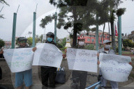 Demonstration Demanding Cycle Culture To Preserve Nature In Nepal