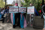 Stand For Trans Rights Protest In London
