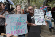 Stand For Trans Rights Protest In London