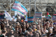 Stand For Trans Rights Protest In London