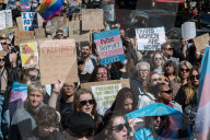Stand For Trans Rights Protest In London