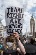 Stand For Trans Rights Protest In London