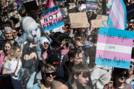 Stand For Trans Rights Protest In London