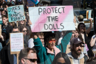 Stand For Trans Rights Protest In London