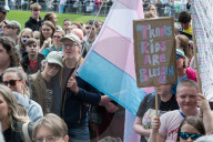 Stand For Trans Rights Protest In London