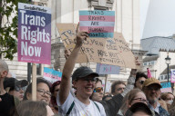 Stand For Trans Rights Protest In London