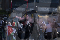 Waterloo Bridge In London Blocked By Pro-Palestine Group Youth Demand
