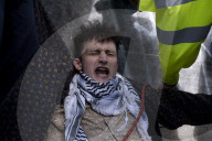 Waterloo Bridge In London Blocked By Pro-Palestine Group Youth Demand