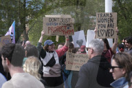 Trans Activists Protest In London Against Gender Court Ruling On April 19 2025