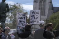 Trans Activists Protest In London Against Gender Court Ruling On April 19 2025
