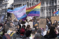 Trans Activists Protest In London Against Gender Court Ruling On April 19 2025