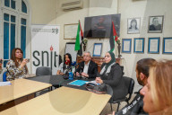 Mustafa Barghouti Holds Press Conference In Tunis