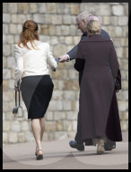 UK Royals at Easter Sunday church service