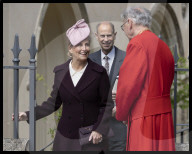 UK Royals at Easter Sunday church service