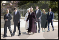 UK Royals at Easter Sunday church service