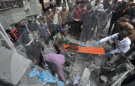 Gaza municipal building bombed
