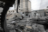 Gaza municipal building bombed