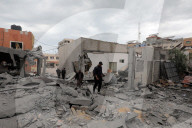 Gaza municipal building bombed