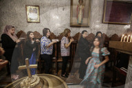 Easter Mass in Gaza church